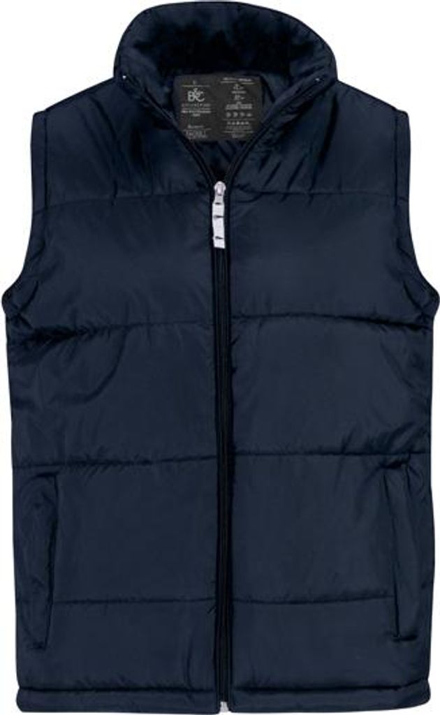 Herrenweste - B&C BODYWARMER/M - navy - Größe S Produktbild 