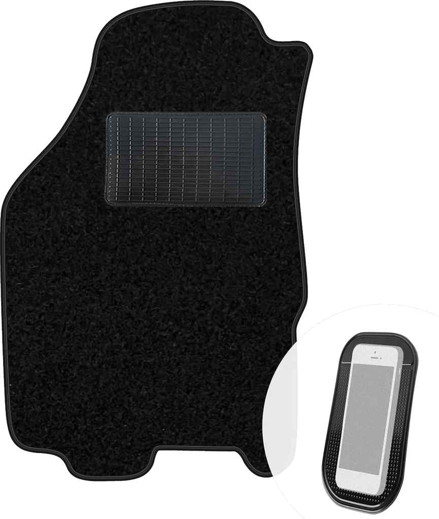Tappetino Guida Lancia Ypsilon 2003-2011 | Velour Nero moto-MOLTICO