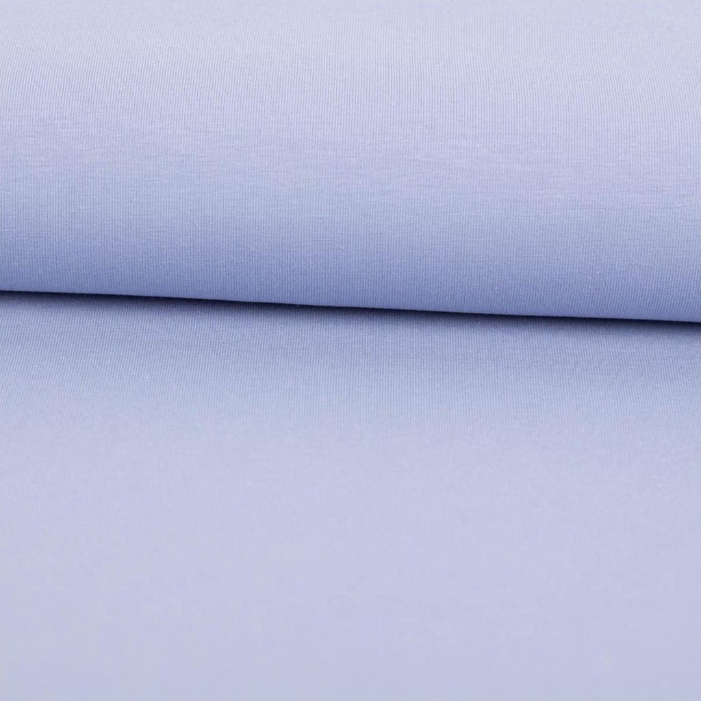 Bio Baumwolljersey uni helles Lavendel – Jersey Stoff 150 cm breit