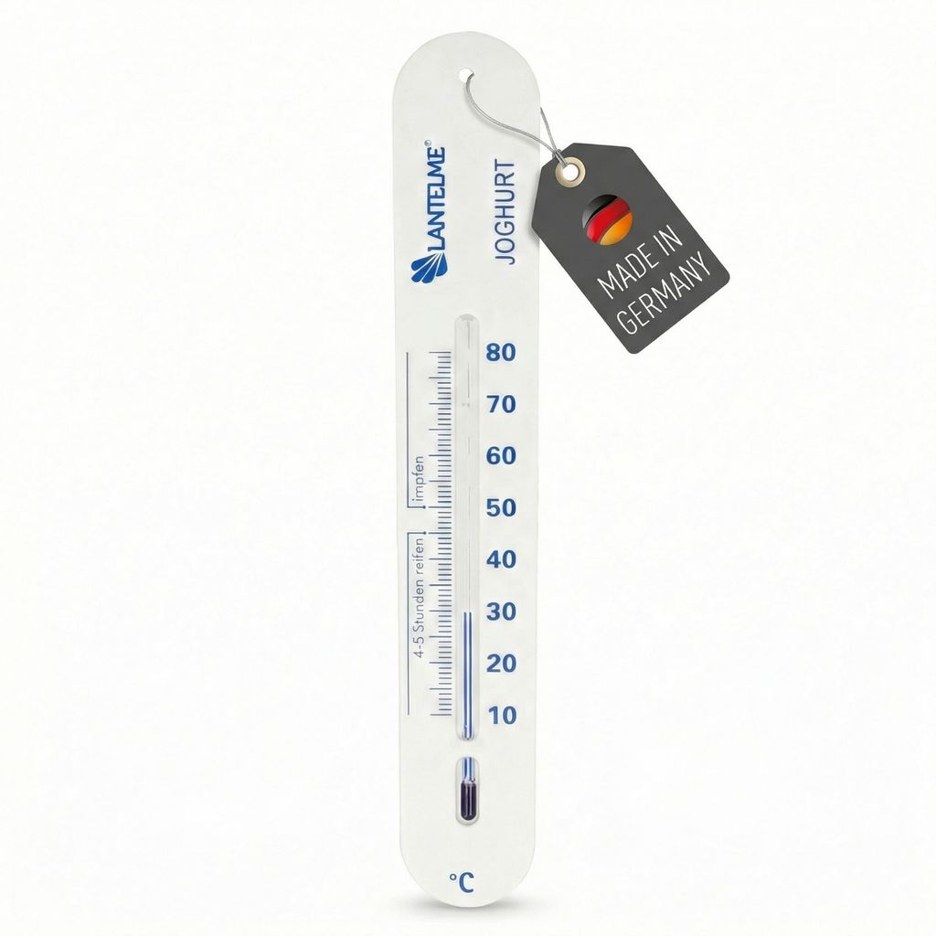 Joghurt Thermometer mit Schnur 20cm Temperatur 10°C bis Produktbild 