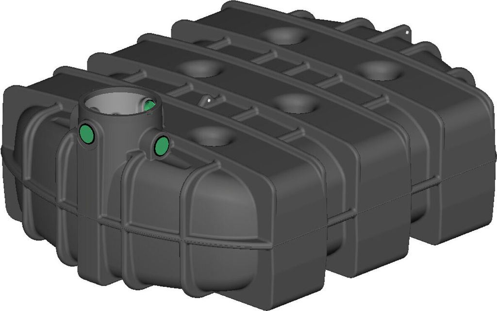 Regenwasser Flachtank 5000 Liter AQUA-FLAT