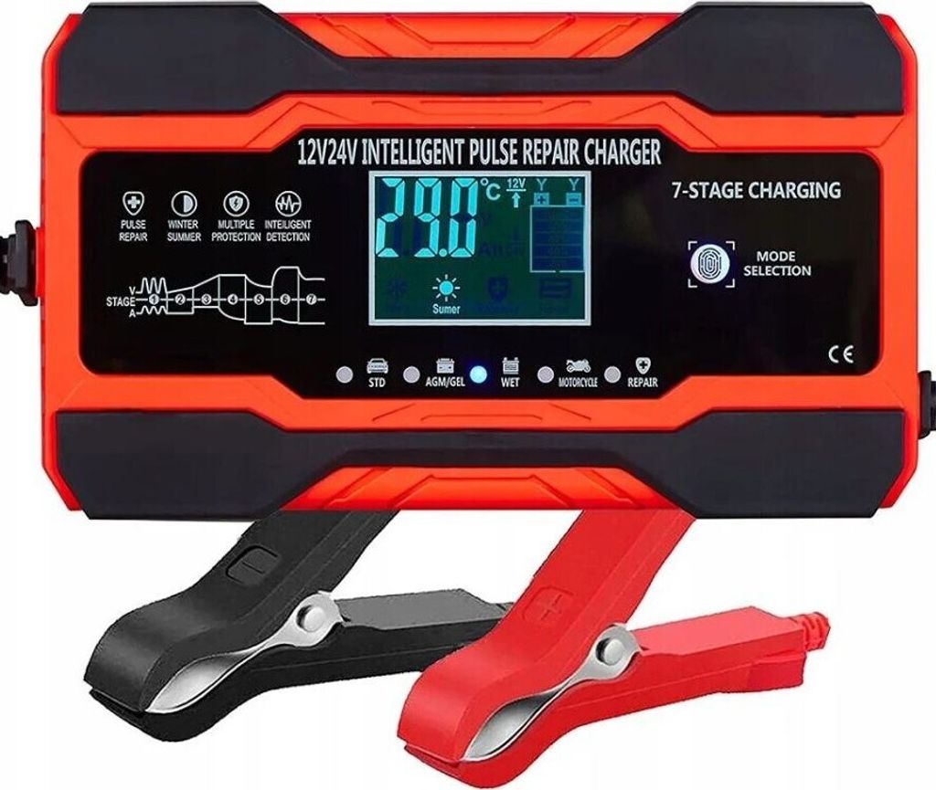 Extralink Automatisches Batterieladegerät 12/24V 10A Produktbild 