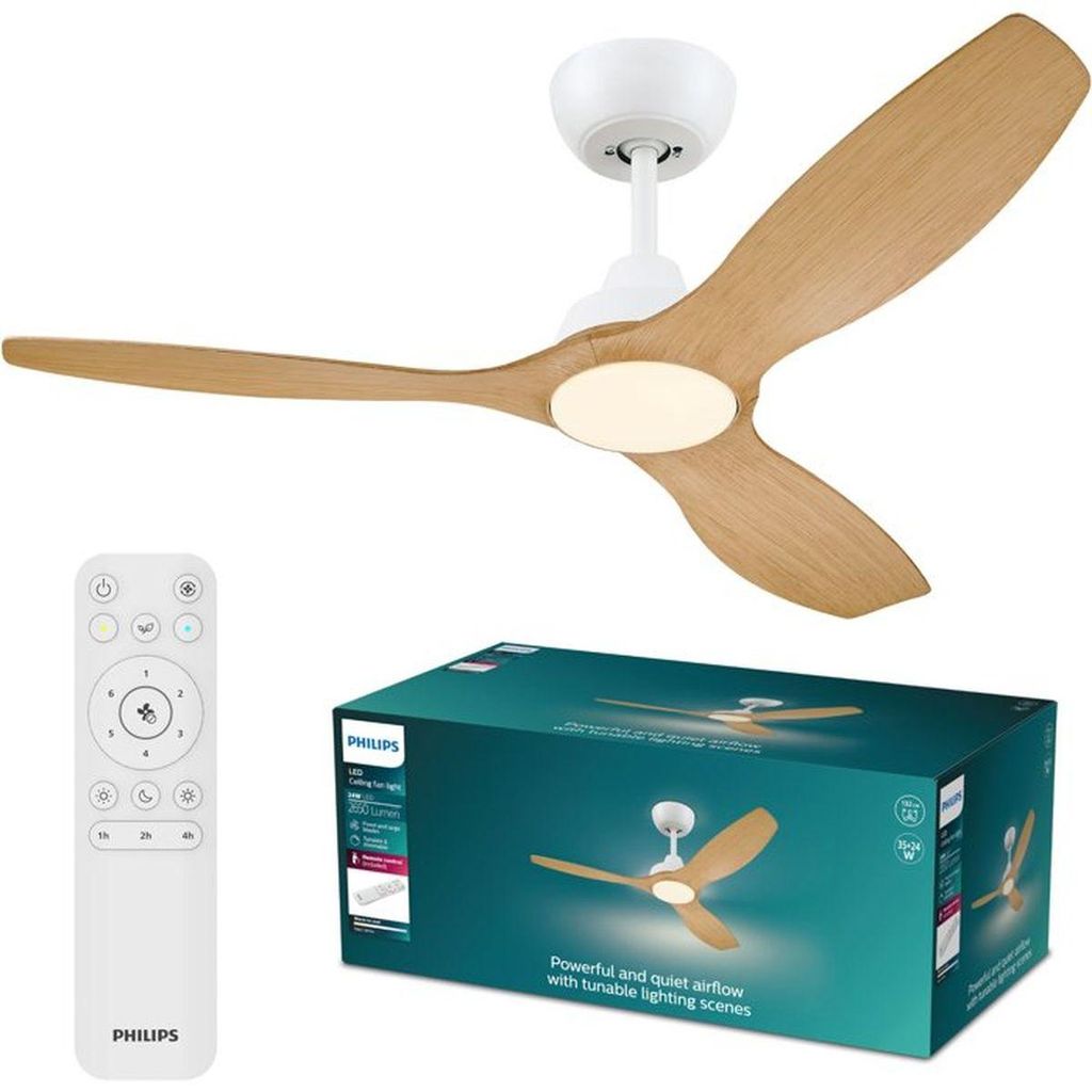 Philips Olas Deckenventilator mit Beleuchtung 35 W Produktbild 