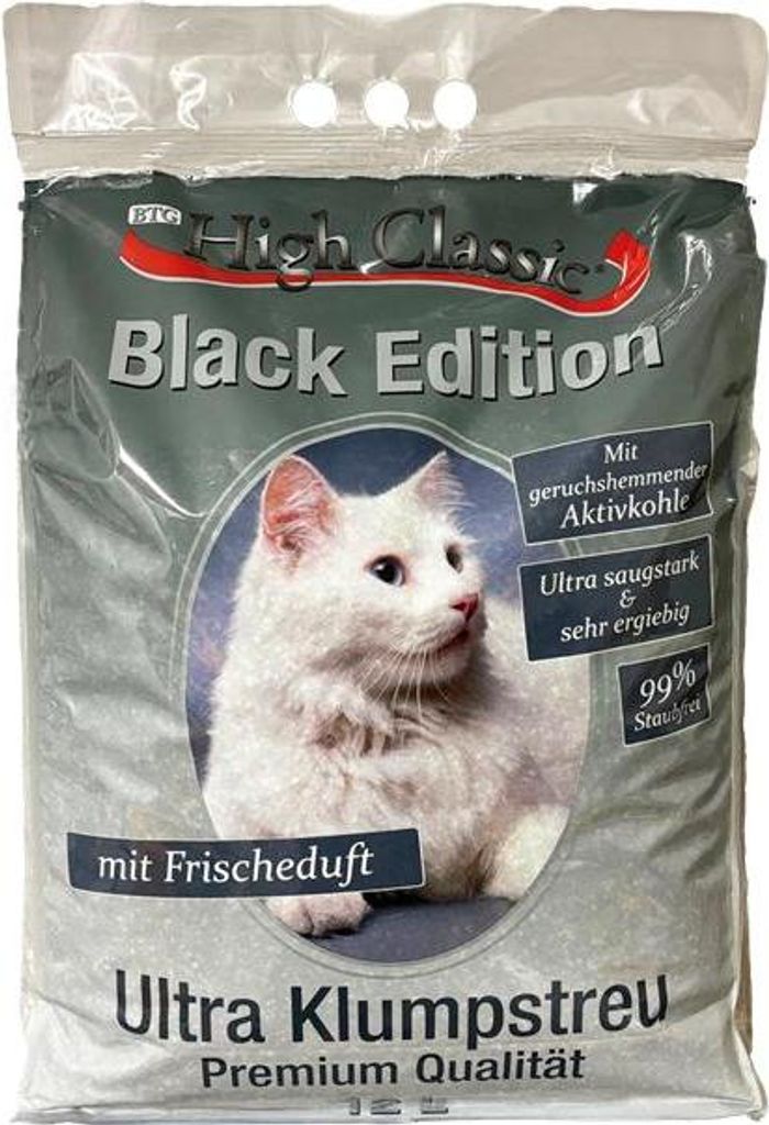Classic Cat lettiera per gatti High Black Edition 12 litri