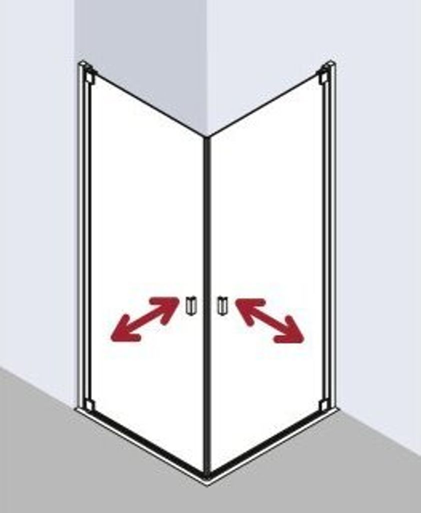 Kermi RA1EL09318VYK Eck-Halbteil links Raya 1EL 0930x