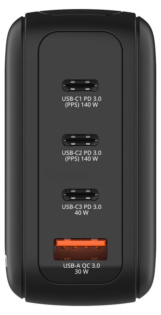 Verbatim Mini GaN Charger 4 Port  140W w Display (EU/UK/US) Immagine del prodotto 