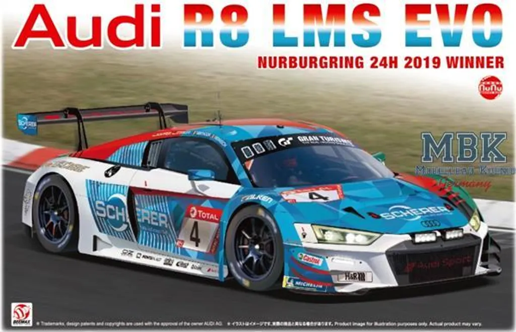 Modèle Réduit Audi R8 LMS EVO pour Collectionneur de Sport Auto