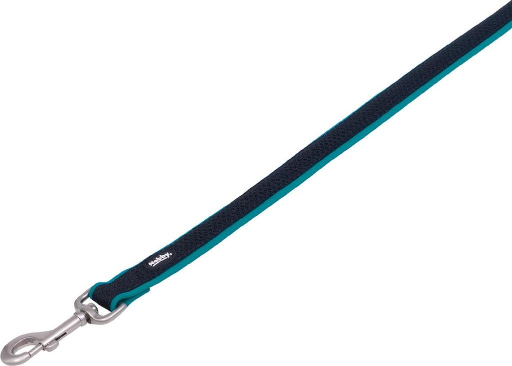 Nobby Leine "Mesh Preno" L: 120 cm, B: 20/25 mm türkis