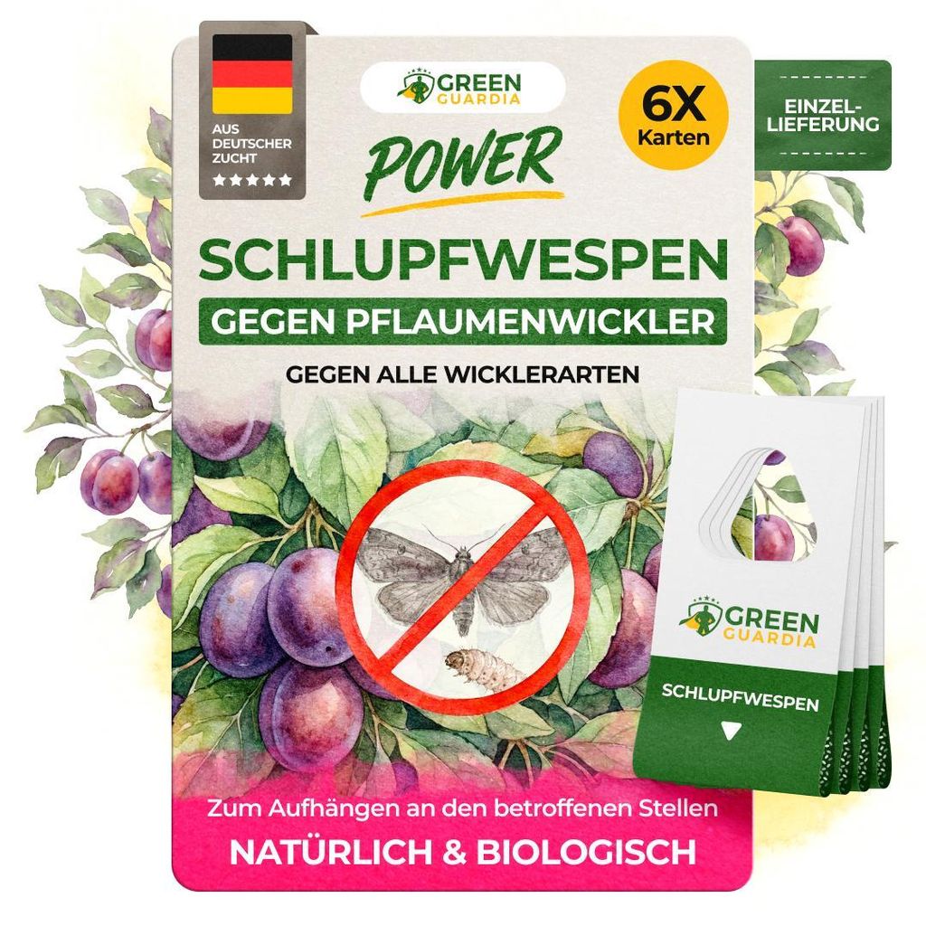 Green Guardia Schlupfwespen gegen Pflaumenwickler -6x Produktbild 