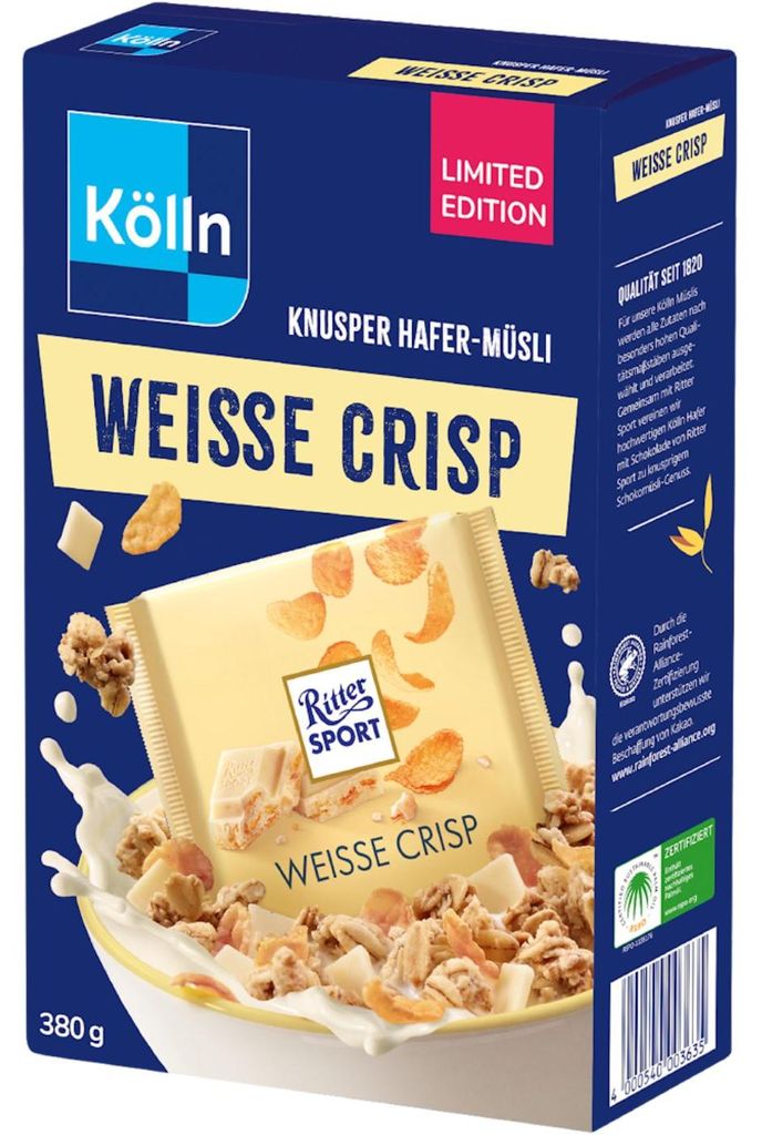 Kölln Knusper Hafer-Müsli Weisse Crisp, 380g Produktbild 
