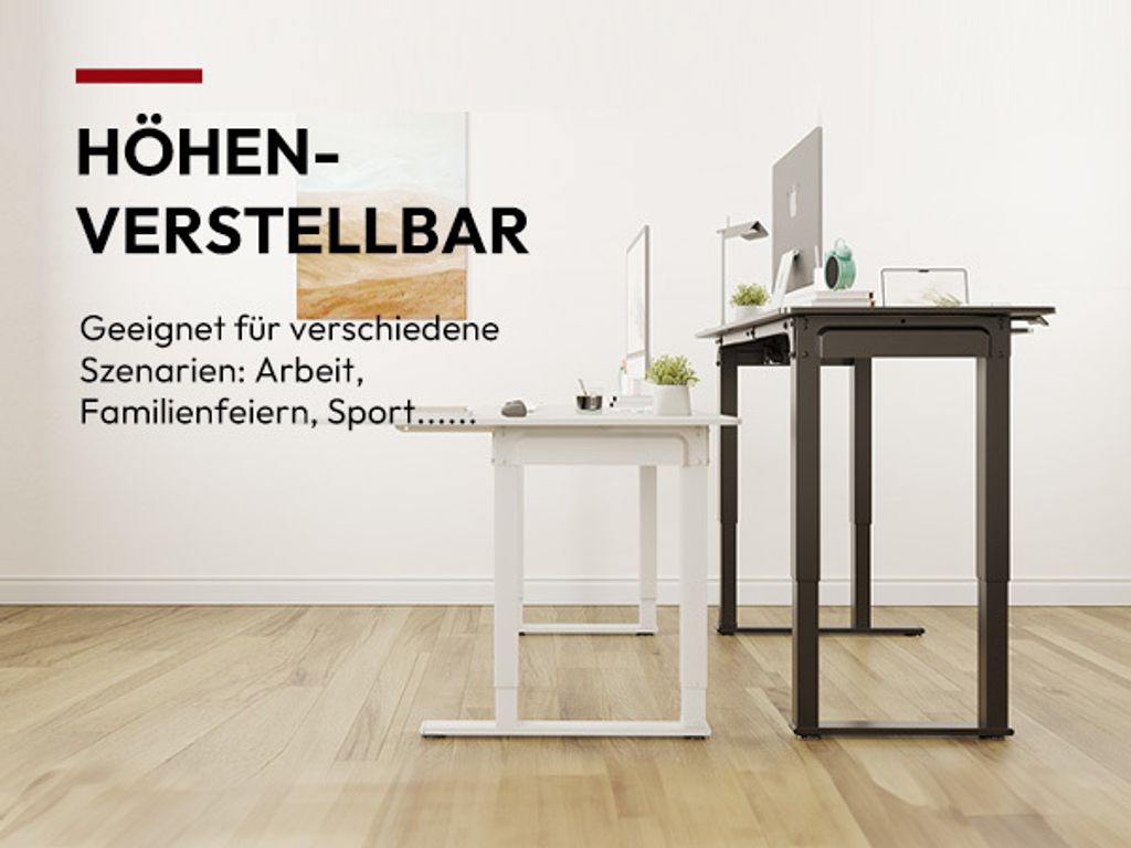 SANODESK Výškově nastavitelný stůl (180x110 cm) - výškově Obrázek produktu 5