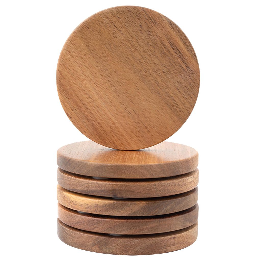IvoQ Dessous de Verre en Bois d'Acacia - Protection Image du produit 