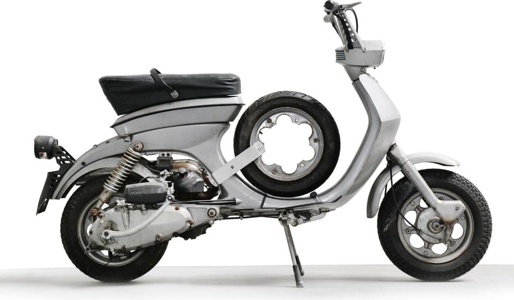 Reserveradhalter BGM Durchstieg Edelstahl für Lambretta Lui, Luna, Vega, Cometa