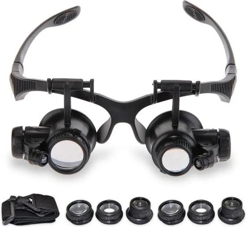Loupe frontale contre la fatigue visuelle lors des micro-réparations