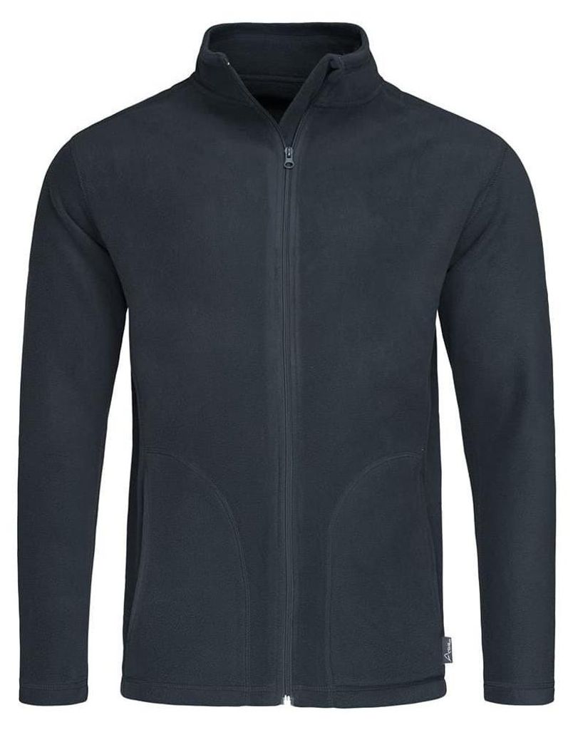 Stedman - Fleece Durchgehender Reißverschluss für Herren - Aktiv LT859 (M) (Mitternachtsblau)