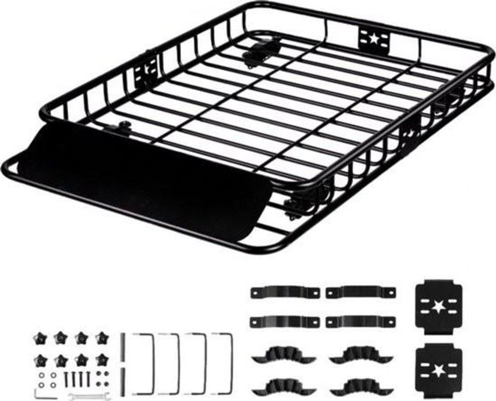 Dachträgerkorb - Universal - 1630 x 990 x 152 mm - Dachträger - 90 kg Tragkraft - Gepäckträger