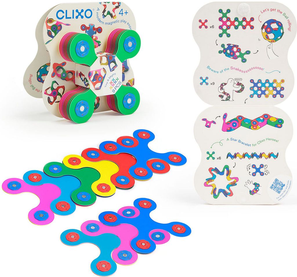 CLIXO Tiny & Mighty - Set d'aimants 9 pièces Image du produit 