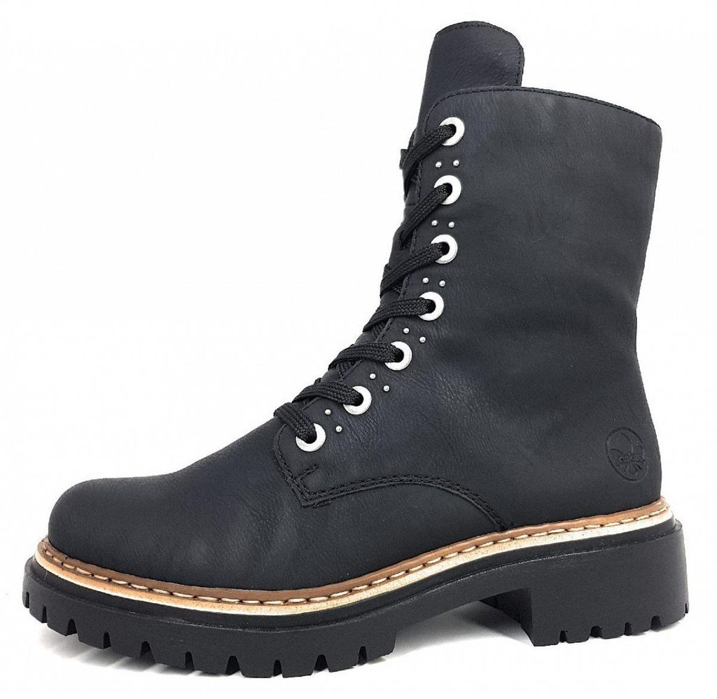 Botas de mujer Rieker Belinga, estilo botín, con cordones, Imagen del producto 