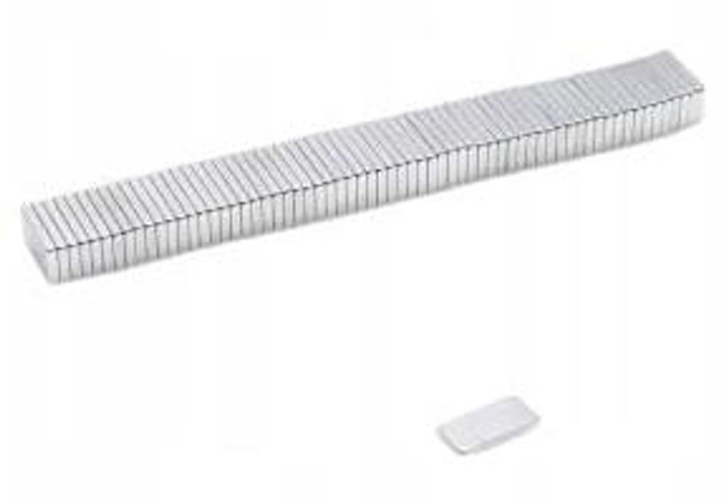 Top Magnesy - 100 Stück Neodym Magnete 8x4x1 mm N38 - extra starke Haftmagnete für Montage, Werkstatt & Industrie