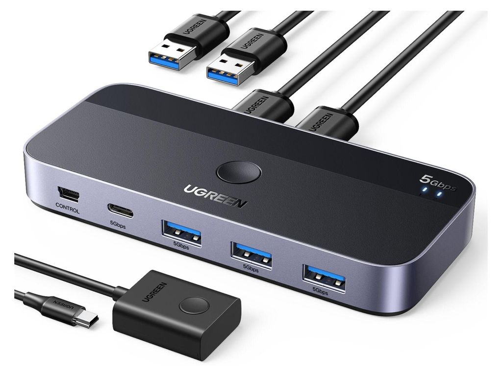 UGREEN USB 3.0 Sharing Switch 2 In 4 Out Immagine del prodotto 