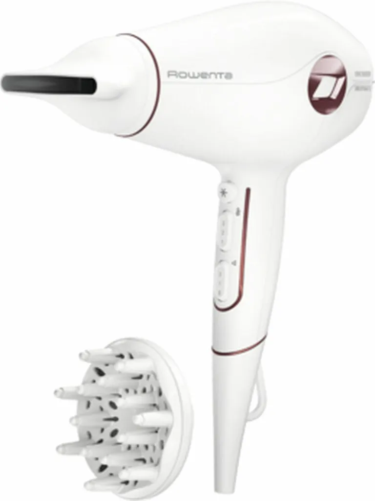 Sèche-cheveux volumateur Rowenta CV6135 blanc pour un brushing parfait