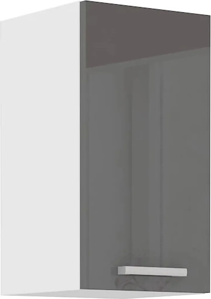 Mobile Pensile SAEED 30x72 Grigio Bianco | Estetica Minimal Cucina