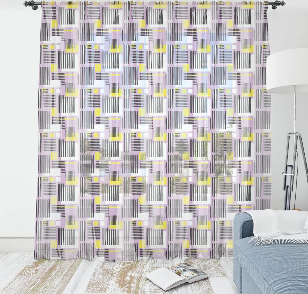 Grande Arazzo ABAKUHAUS 274x274 - Lavabile, Satin Viola Antracite