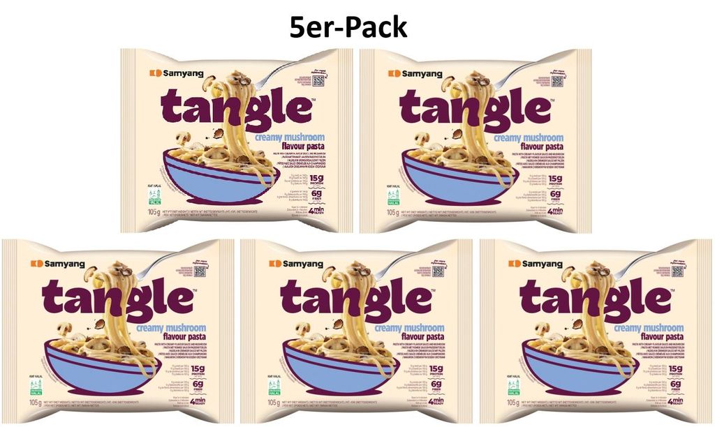 5er-Pack SAMYANG Tangle Pasta mit Creamy Mushroom Produktbild 