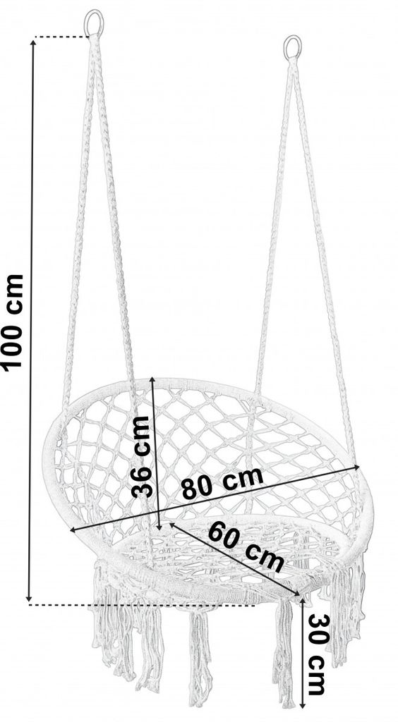 Storchennest-Hängesessel TOGO creme
