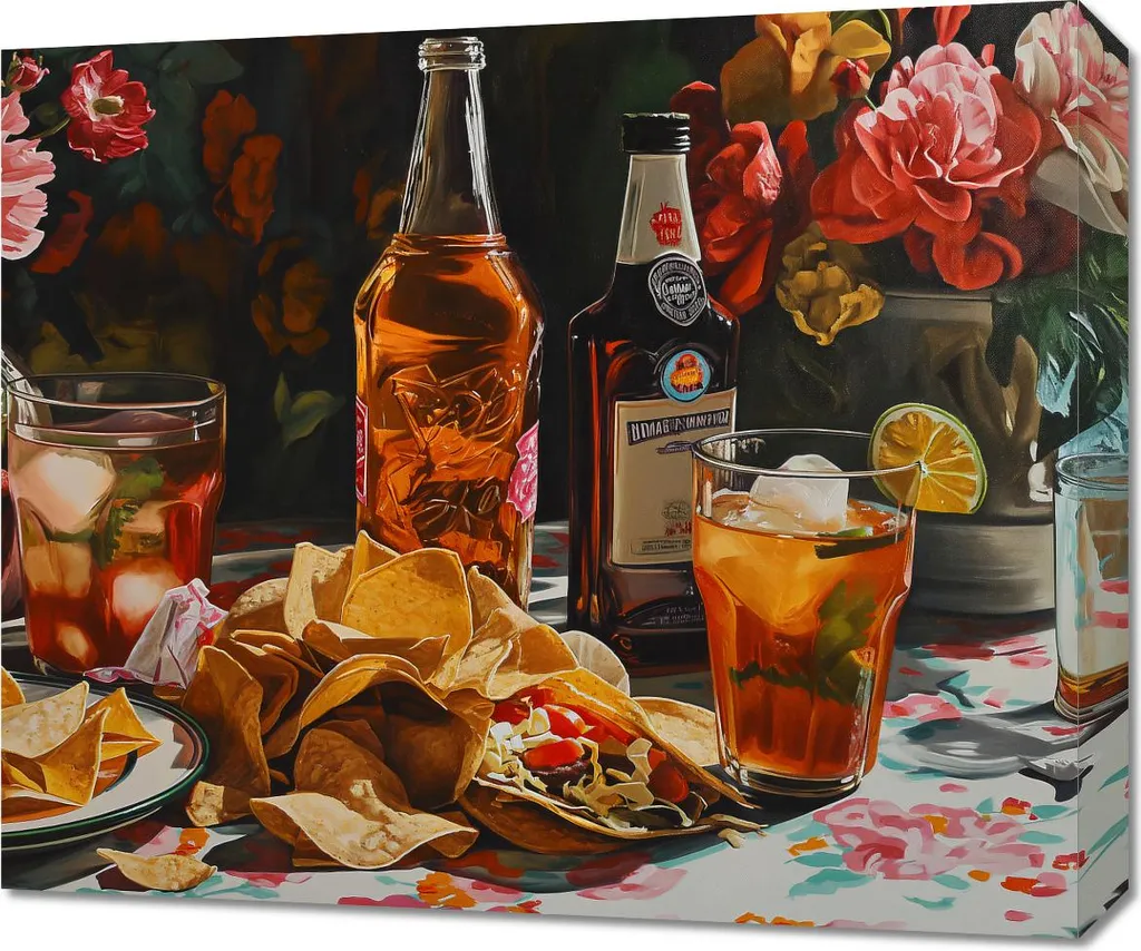 Quadro Moderno Cucina 60x50 Sapori dal Messico - Trend Arredo 2024
