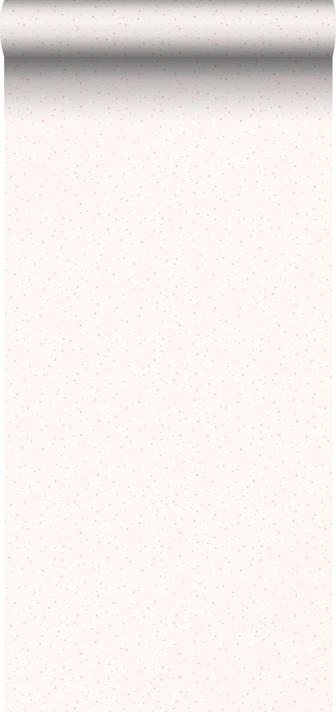 Sanders & Sanders Tapete kleine Sterne Weiß und Altrosa 53 cm x 10 m