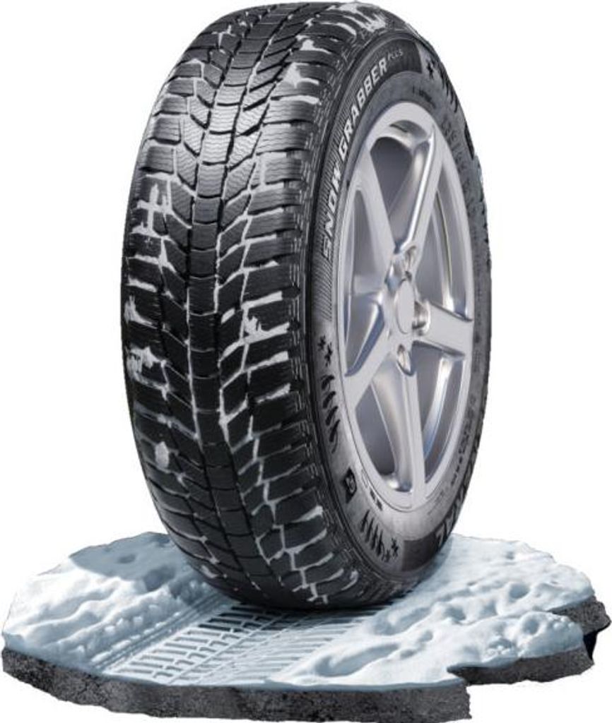 General Winterreifen motorcycle-tyres Snow Grabber Plus ( 215/55 R18 99V XL EVc, mit Felgenrippe )