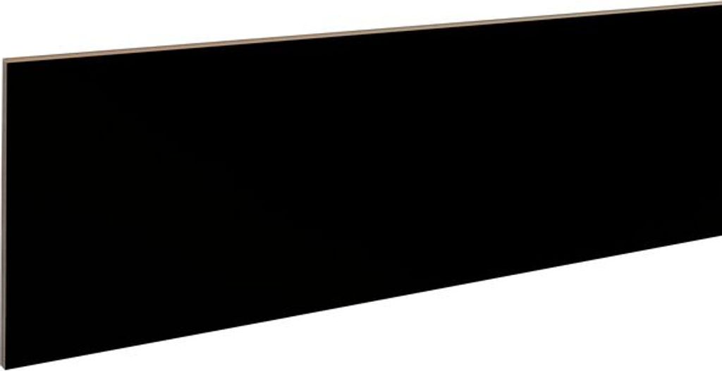Contremarches stratifiées HDF noir 130 x 20 cm – à l'unité Image du produit 