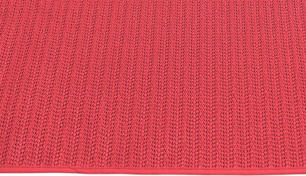 PVC Gartentischdecke 160 cm rund rot wetterbeständig Tischdecke abwischbar