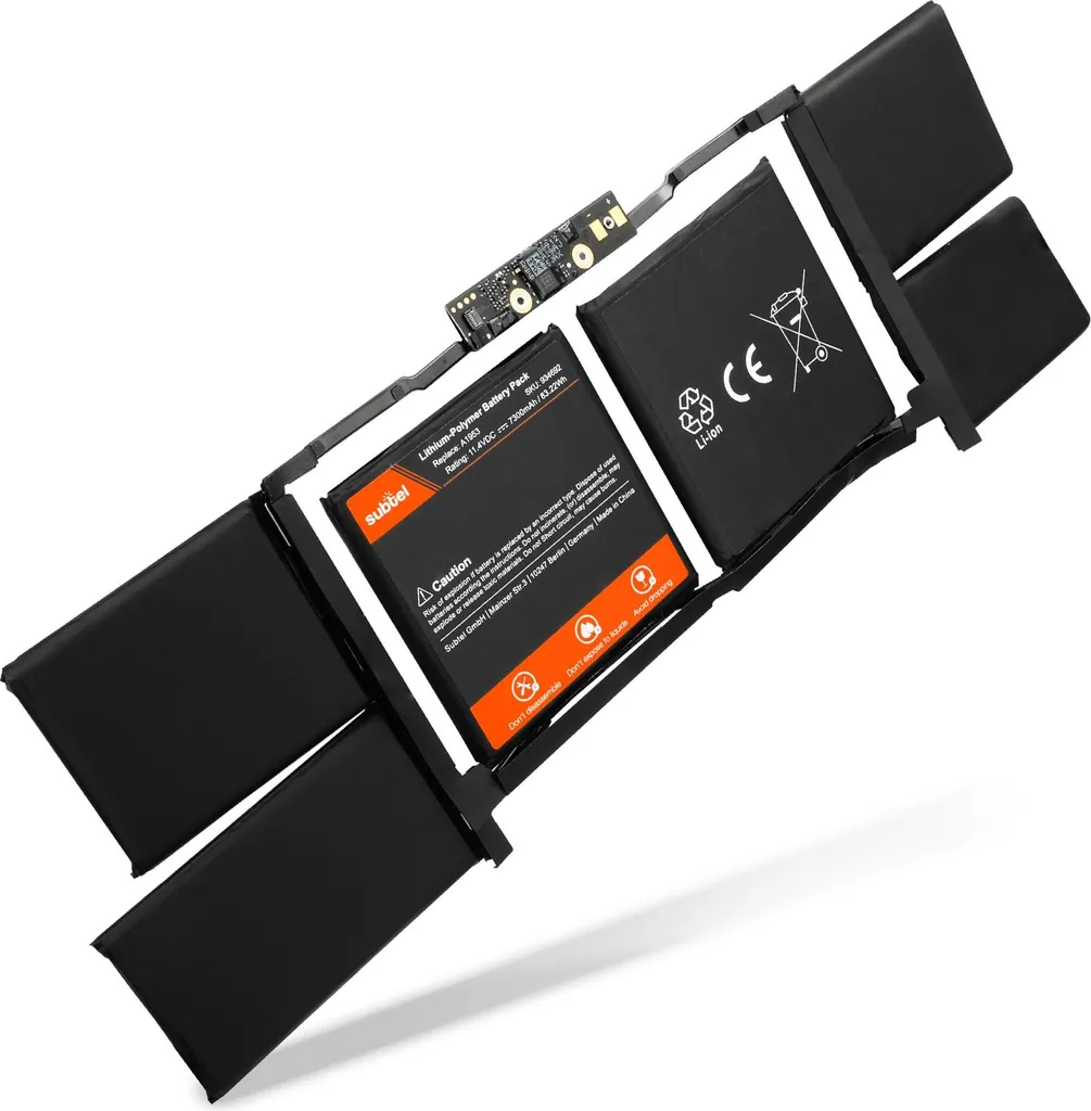 Batteria Nuova MacBook Pro 15 A1990 (2018-2019) A1953 subtel