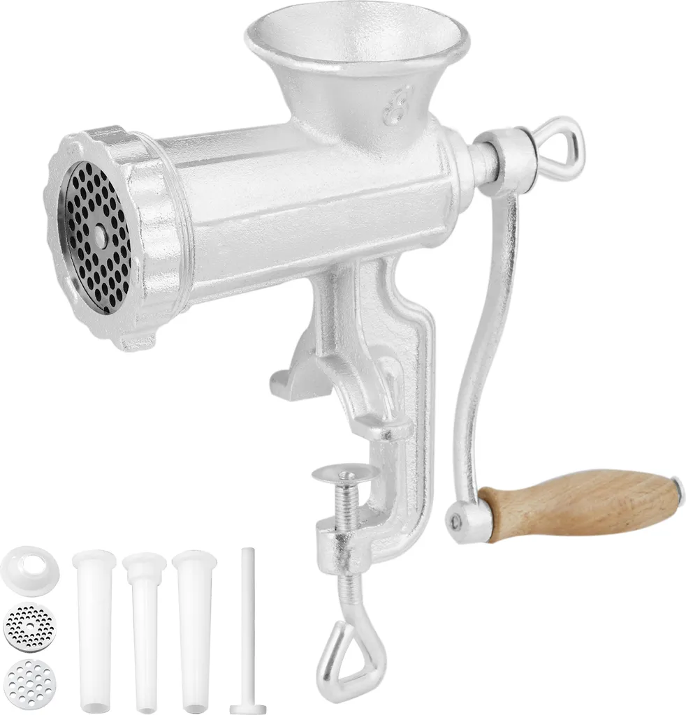 Hachoir à viande pour saucisses maison avec kit de remplissage complet