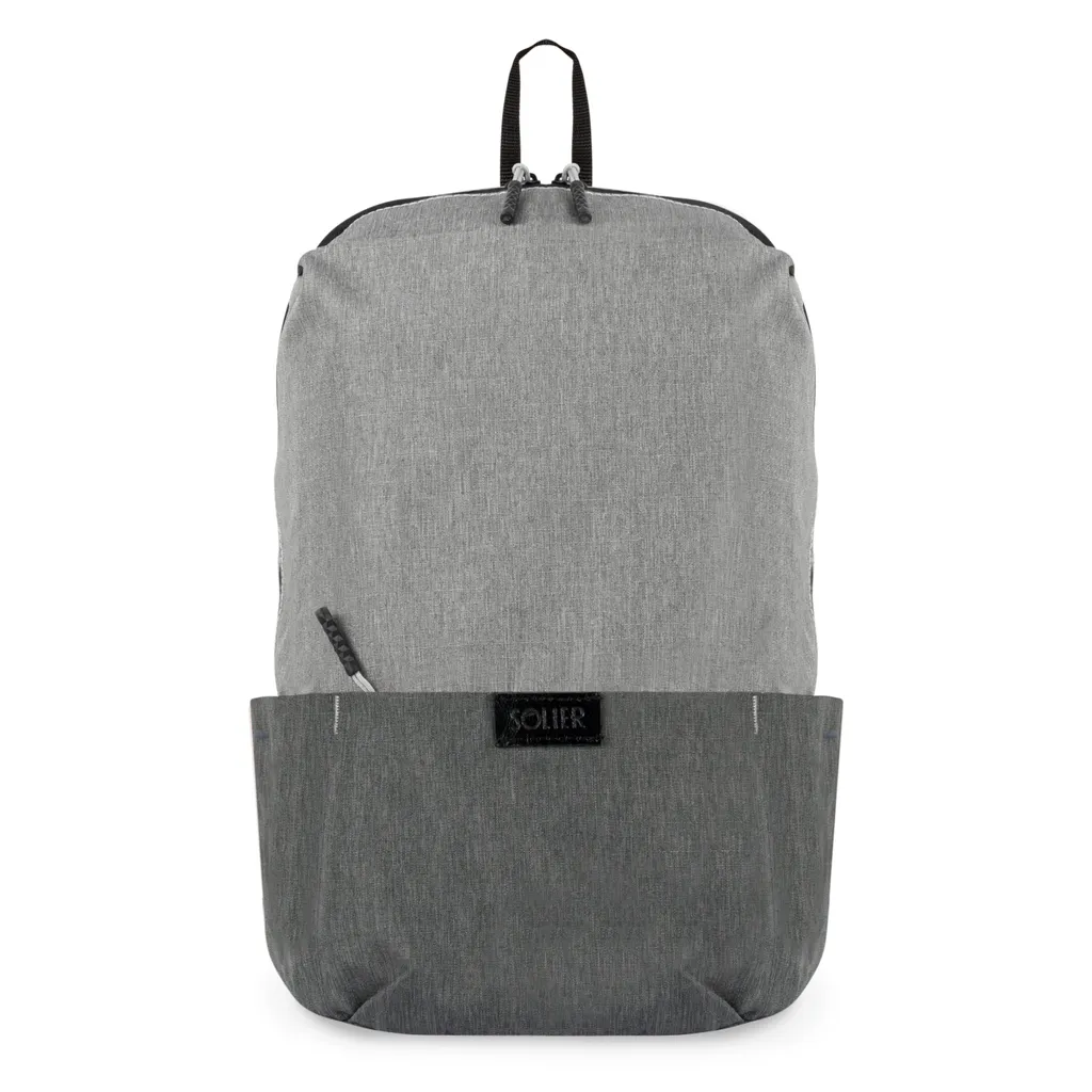 Sac à dos Solier SV15 Gris - Fini le Mal de Dos avec ce Sac Léger - 2