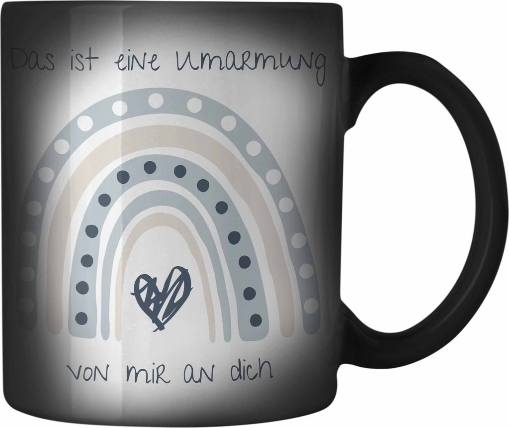 Trendation - Beste Freundin Farbwechsel Zauber-Tasse Geschenk Beste Freundinnen Geburtstag Lustig Freundinnen Spruch Becher - Umarmung Von Mir An D...