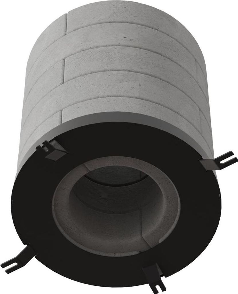 Satz Betonsammelscheiben 10 Stk. 5 Schichten für Kaminöfen TORA/L