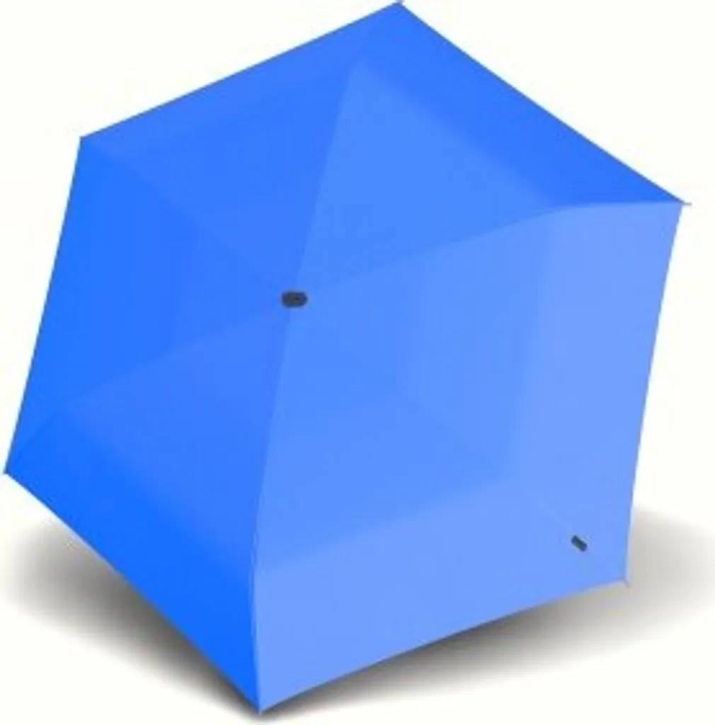 Petit Parapluie de Poche Ultra Compact Knirps X4U Bleu Fluo pour la Ville