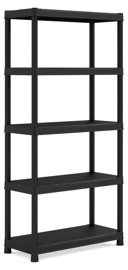 Plastový regál 1820x900x400 mm, 5 políc nosnosť 275 kg, Obrázok produktu 