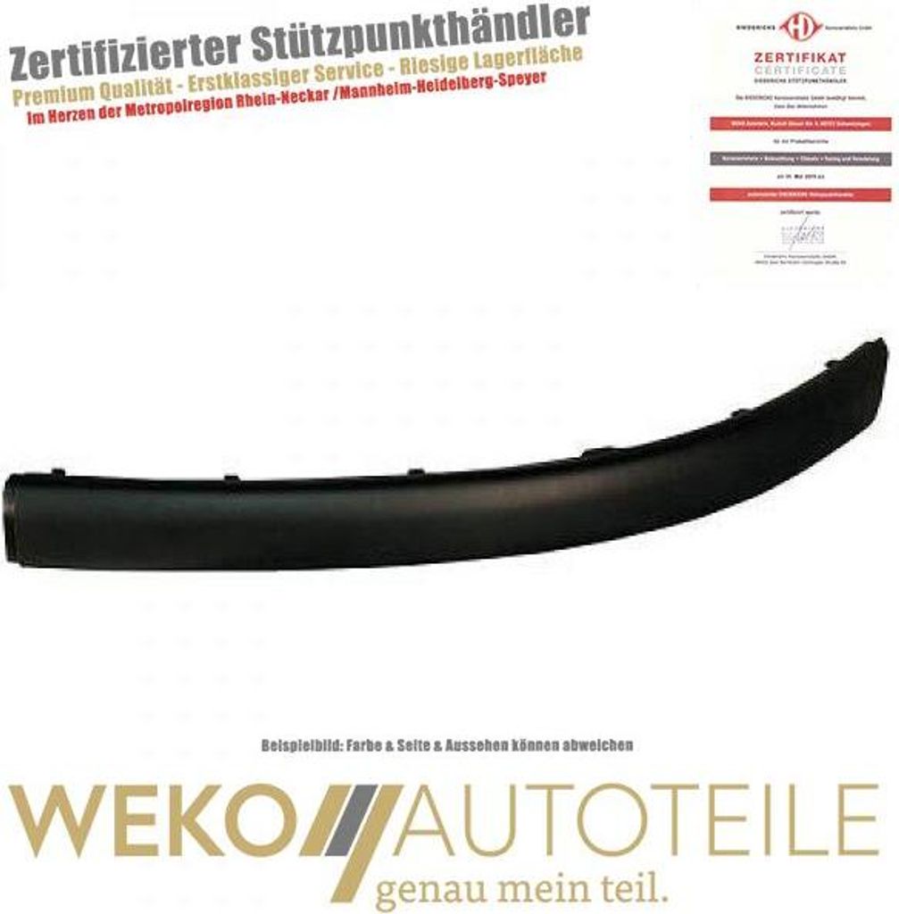 Zier Schutzleiste Stoßstange vorne rechts DIEDERICHS 2245062 für VW