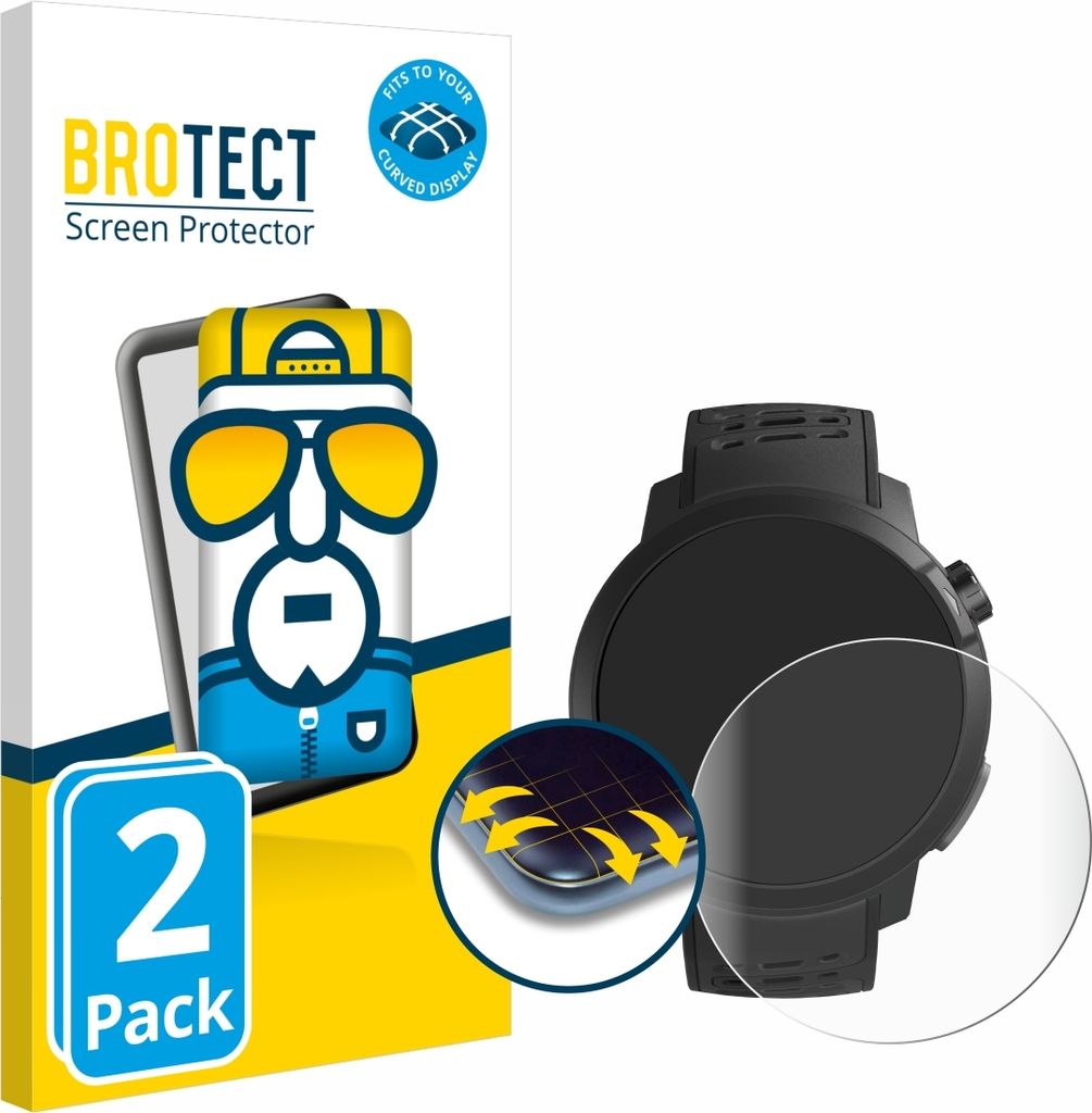 2x BROTECT Fullscreen Schutzfolie für Coros Pace Pro Produktbild 