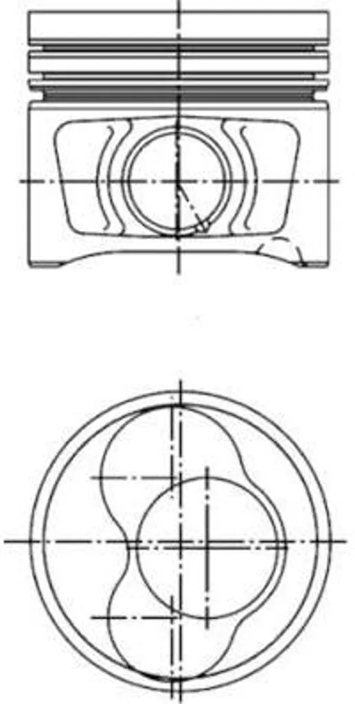 Piston de Rechange pour Réparation Moteur Audi A4 Seat Leon et VW