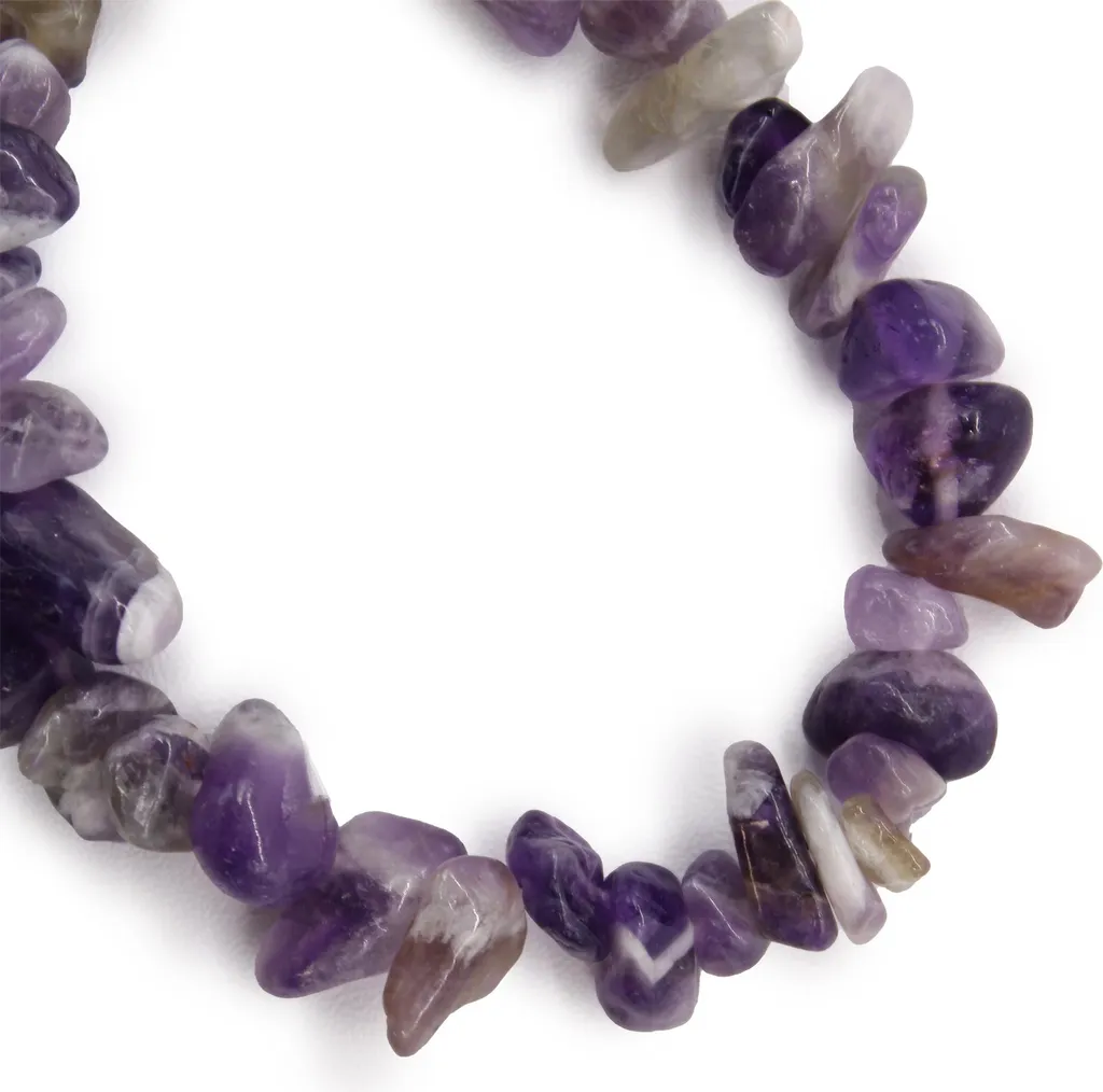 Bracciale In Pietre Naturali Ametista E Opale - Rondelle Sfaccettate 4mm Con Catena In Argento 925, Fatto A Mano