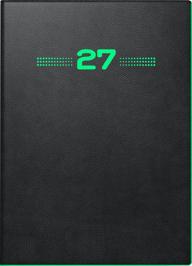 BRUNNEN Taschenkalender Mod. 736 2027 „Neon“ | A6, Kunststoff