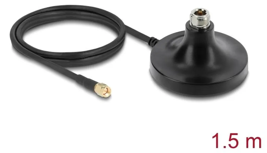 Support Antenne Magnétique Connectique N Femelle pour Routeur et Modem