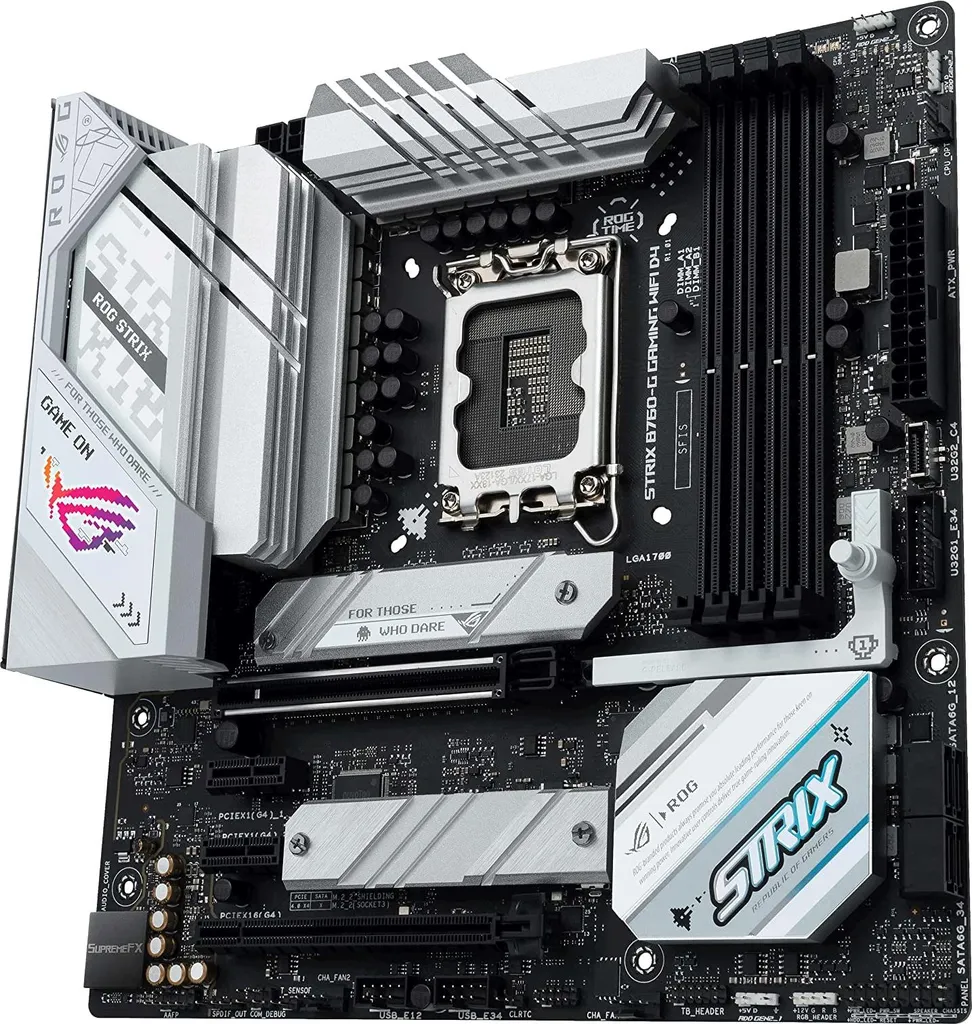 Asus ROG Strix B760-G Gaming WiFi D4 avec Port USB 3.2 Gen 2 LGA1700