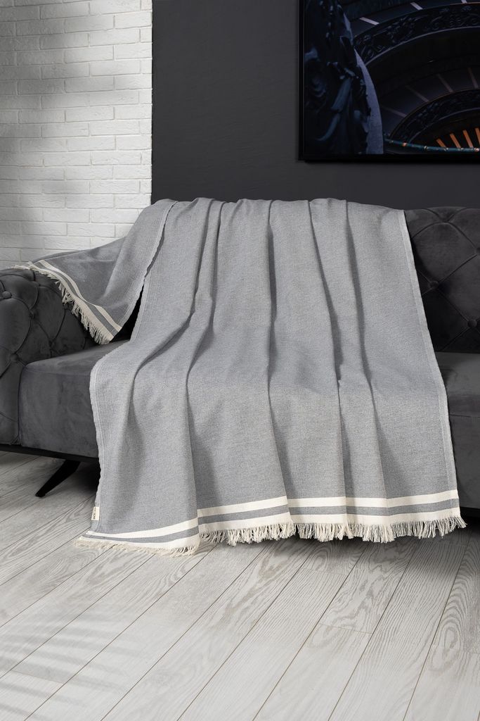 L'Essentiel Linge de Maison, Alinda - Grey (170 x 300), Produktbild 