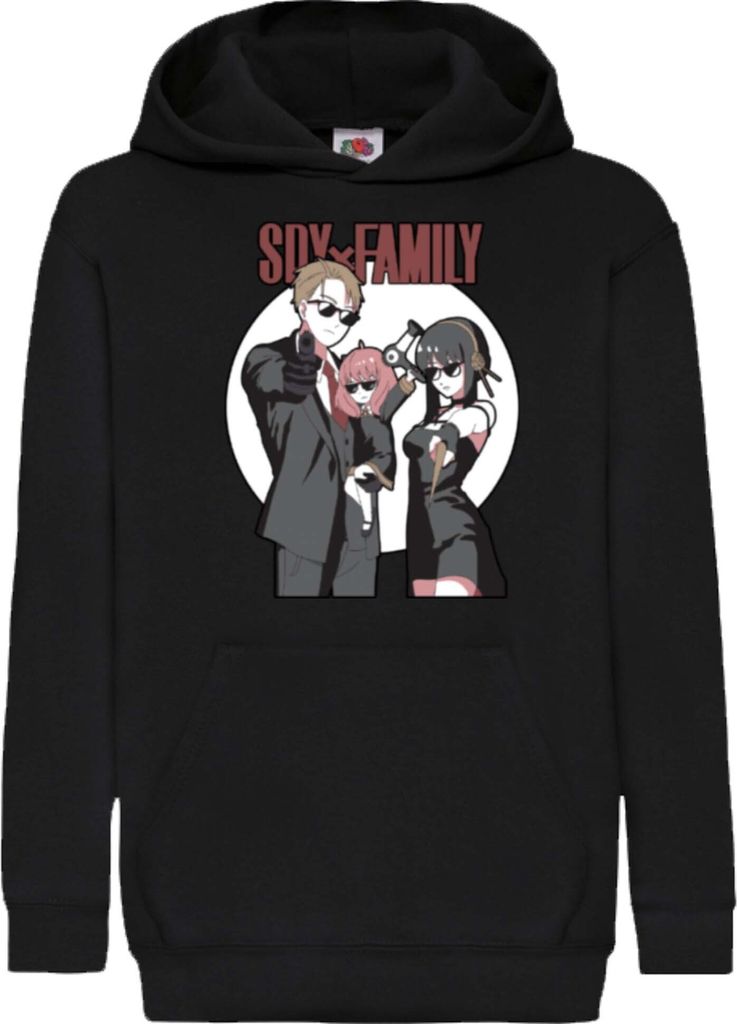 Kinder Kapuzenpullover Japan Anime Manga Family X Spy, 12-13 Jahr - 152 / Schwarz